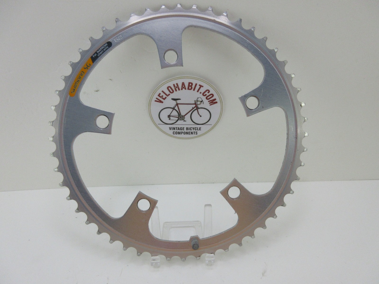 Shimano SG 52T Chainring 130 BCD 5 Bolt Vintage Road Bicycle Outer Ring Japan