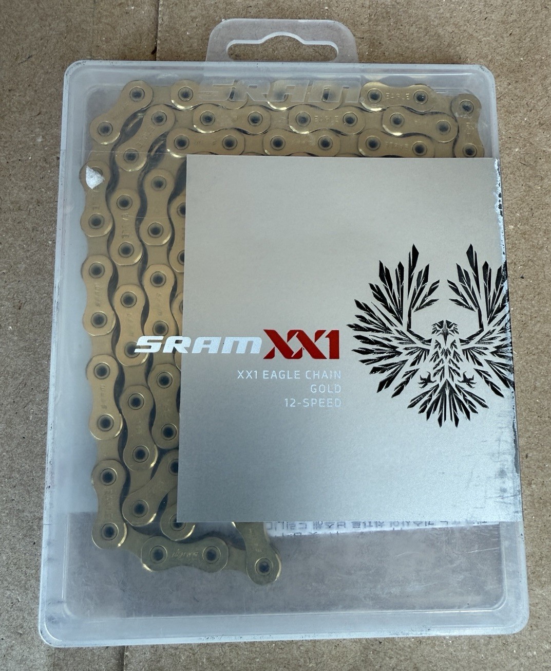 SRAM XX1 Eagle 12-Speed Gold Chain with Flowlink Technology & PowerLock, E-Bike