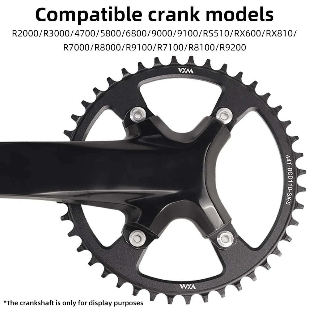 Road Bike 110BCD Crank 4 Claw Chainring Narrow Wide Chainwheel 36-52T for R7000