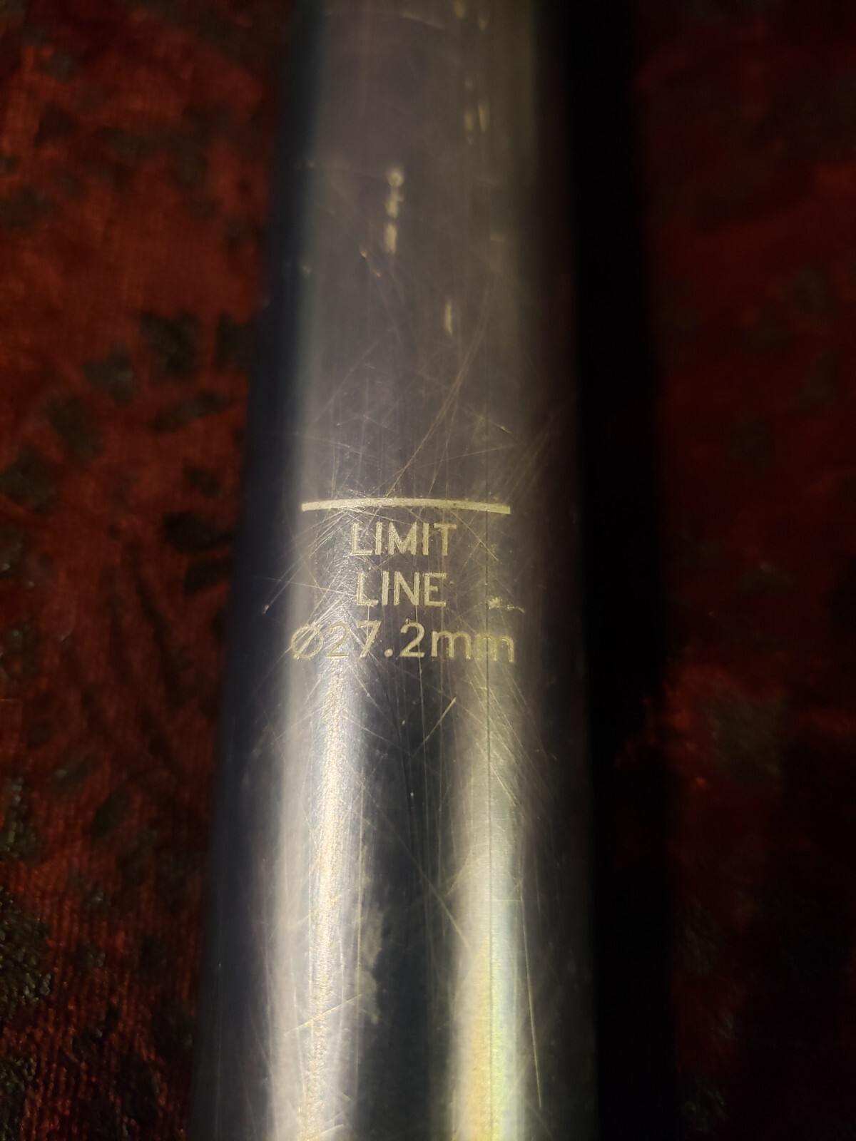 Vintage Rock Shox Suspension Seatpost 27.2mm X 340mm Micro Adjustible Grey