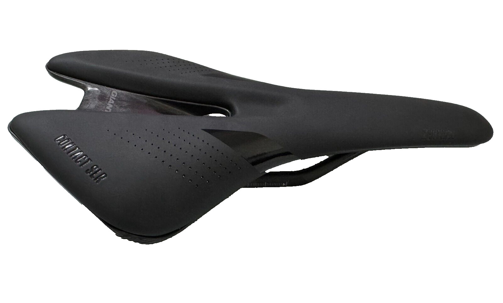 Giantt Contact SLR Neutral Bicycle Bike Saddle Black/Black Carbon Rails