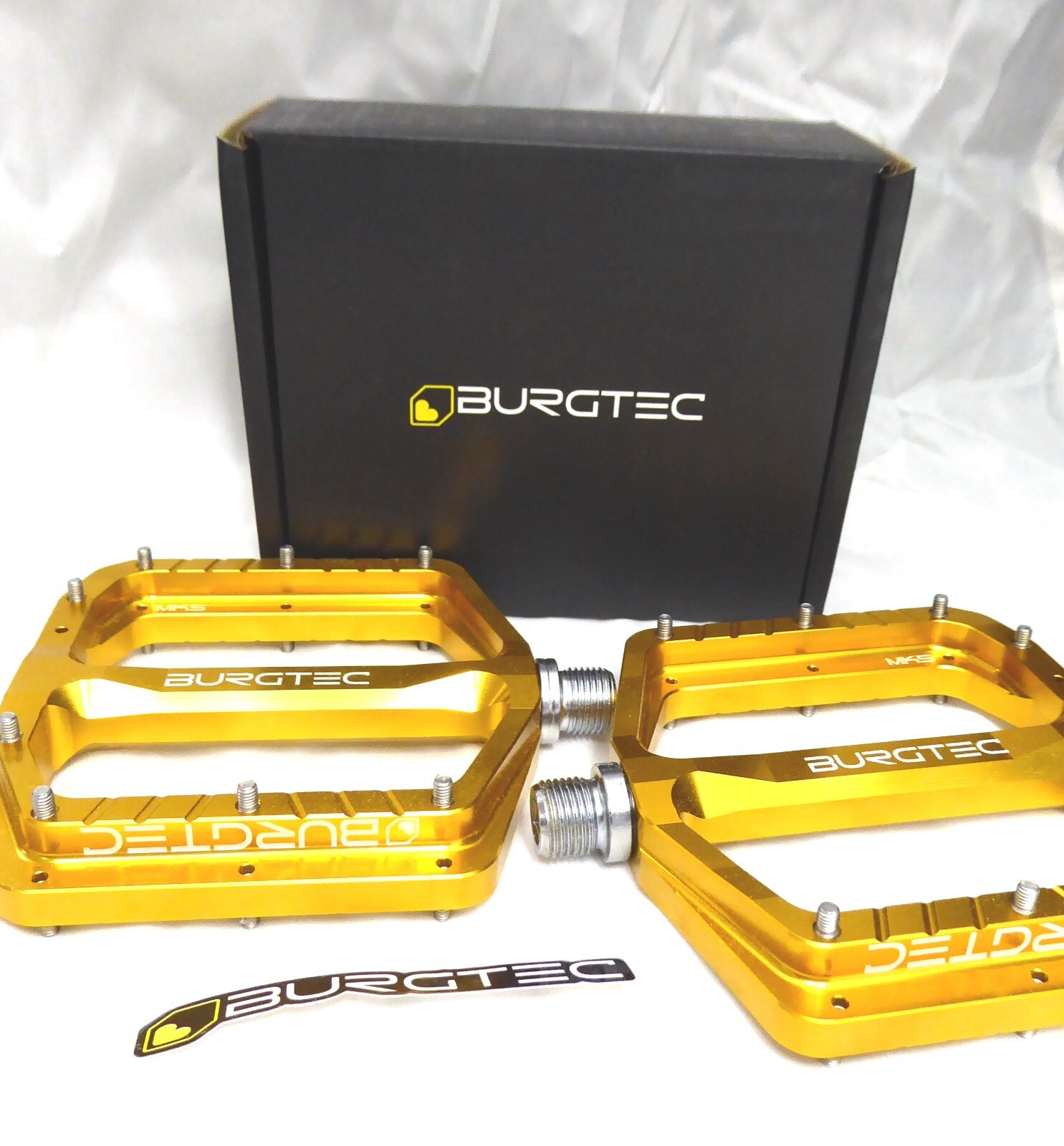 Burgtec Penthouse MK5 Pedals CrMo – Gold
