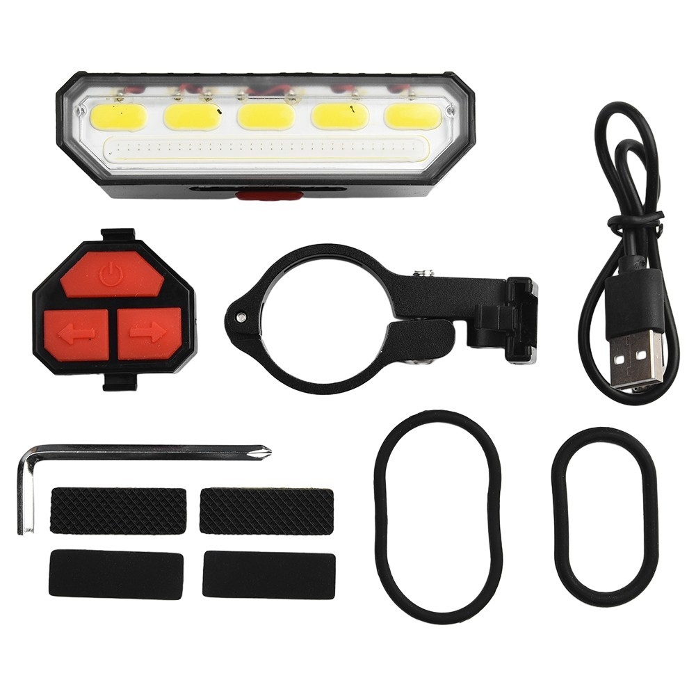 Wireless Remote Control Bicycle Tail Light USB Rechargeable with Safety Modes
