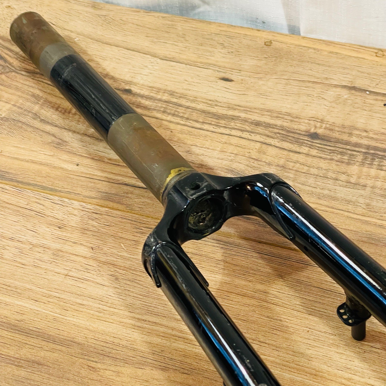 Lugged Crown 700C Steel Cantilever Fork 100mm QR Canti 1 1/8 Threadless 234mm
