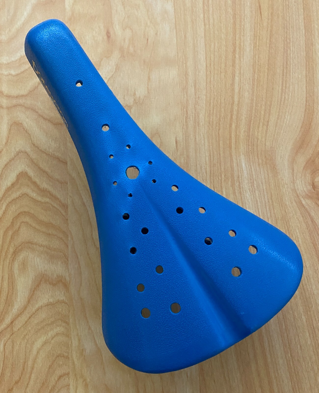 BLUE Viscount Dominator BMX Bicycle Seat- Old School Hard Shell saddle