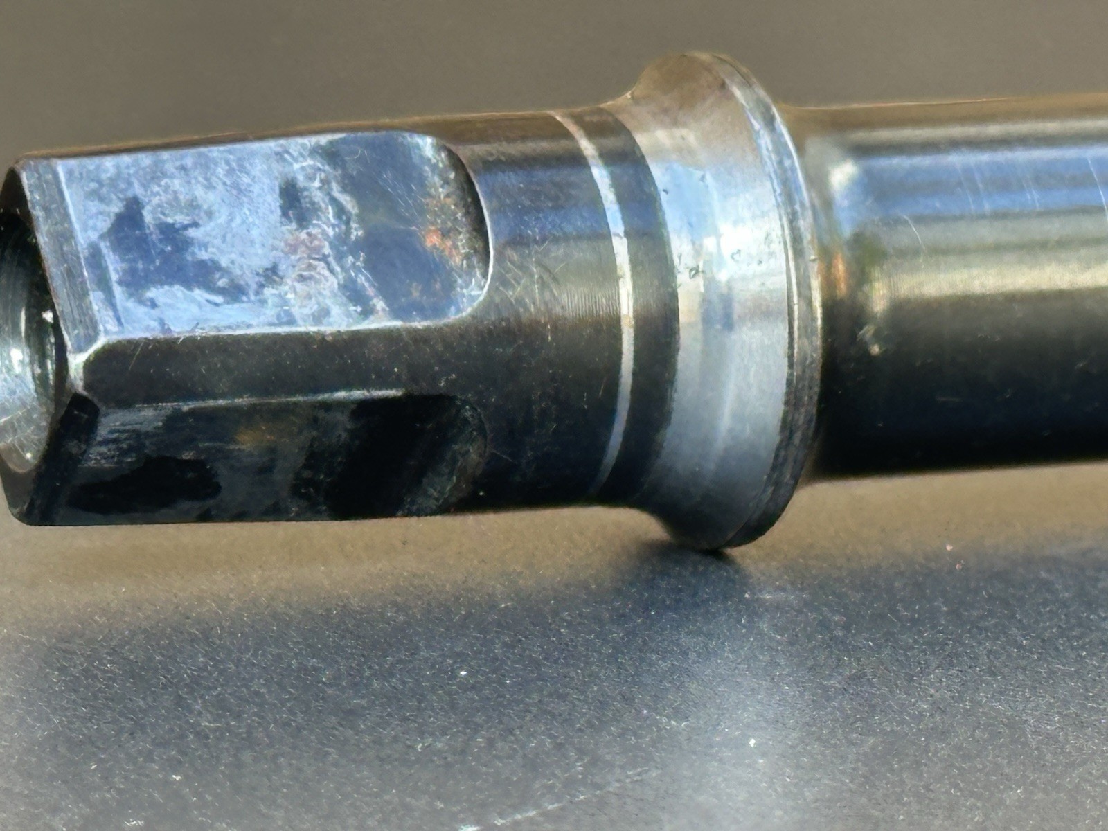 Vintage Campagnolo Athena 114mm 68-SSg Bottom Bracket Spindle Black