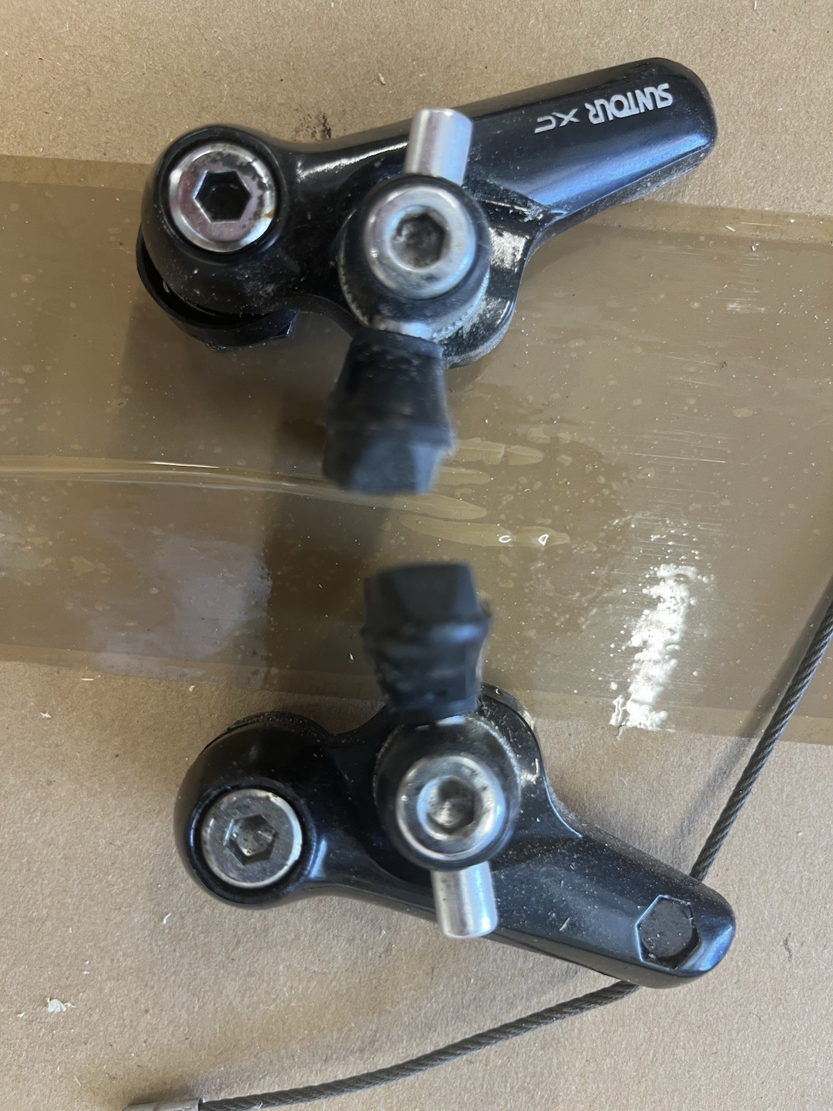 Suntour XC Front & Rear Cantilever Brake Set Pedersen self energizing
