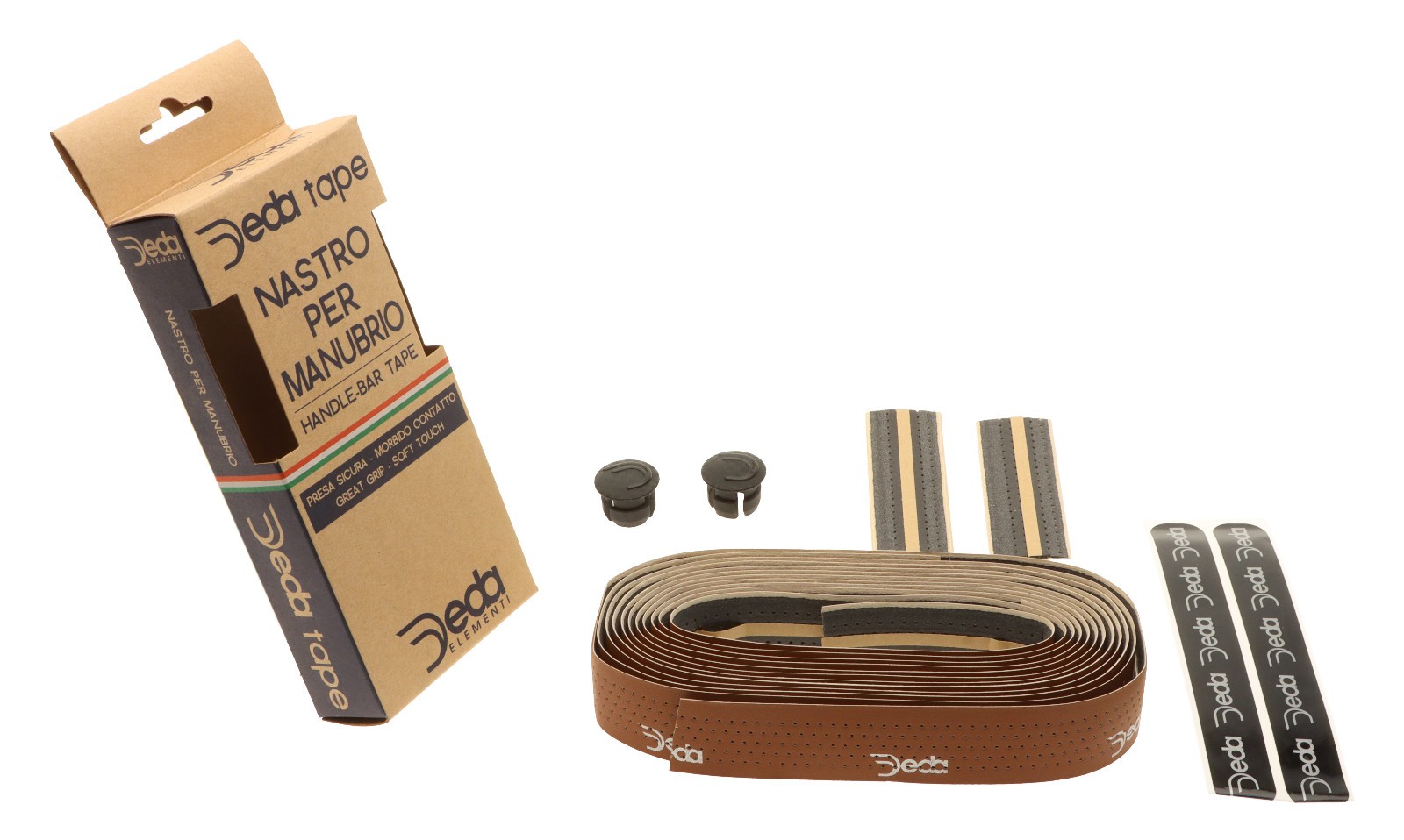 Deda Elementi Mistral Handlebar Tape Foam Road Bike Brown NEW NOS NIB