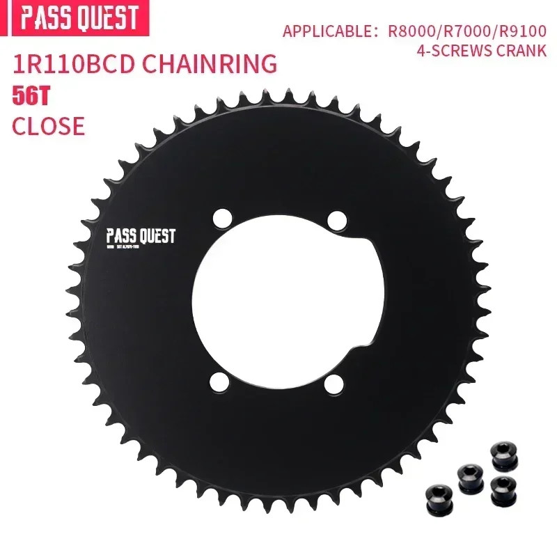 Pass Quest 110 BCD Chainring Road Bike Chainwheel for Shimano R7000 Chain Ring