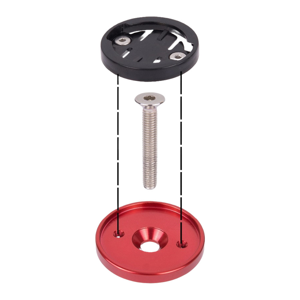Stem Top Cap Computer Mount Aluminium Alloy Plastic for 28.6mm Head Tube