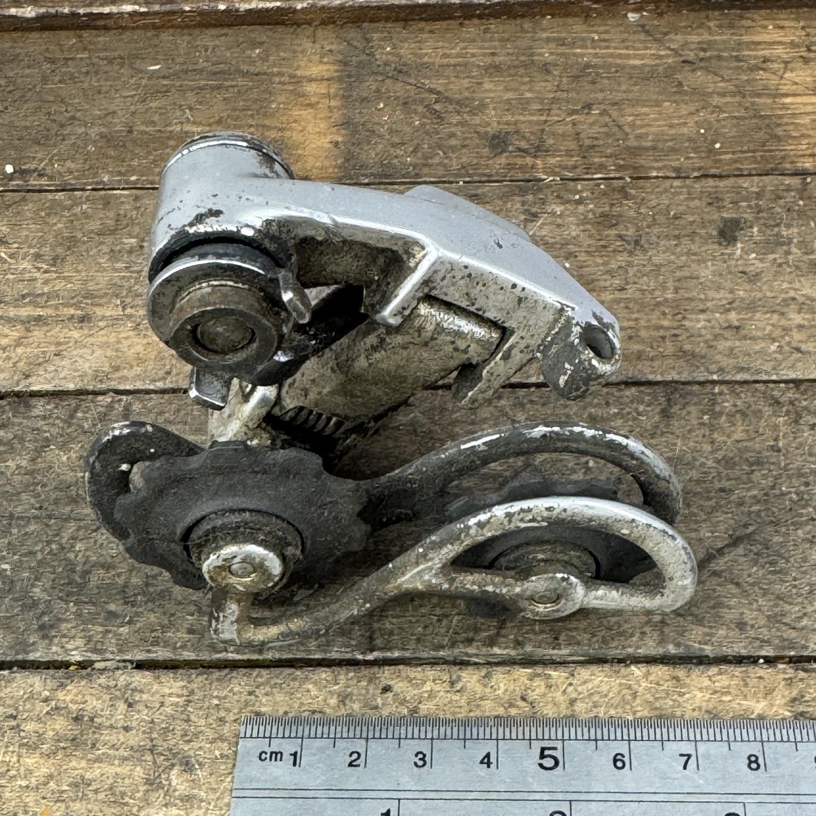 Vintage Shimano Crane Rear Derailleur Short Cage Bolt-On Silver 214g Road Bike