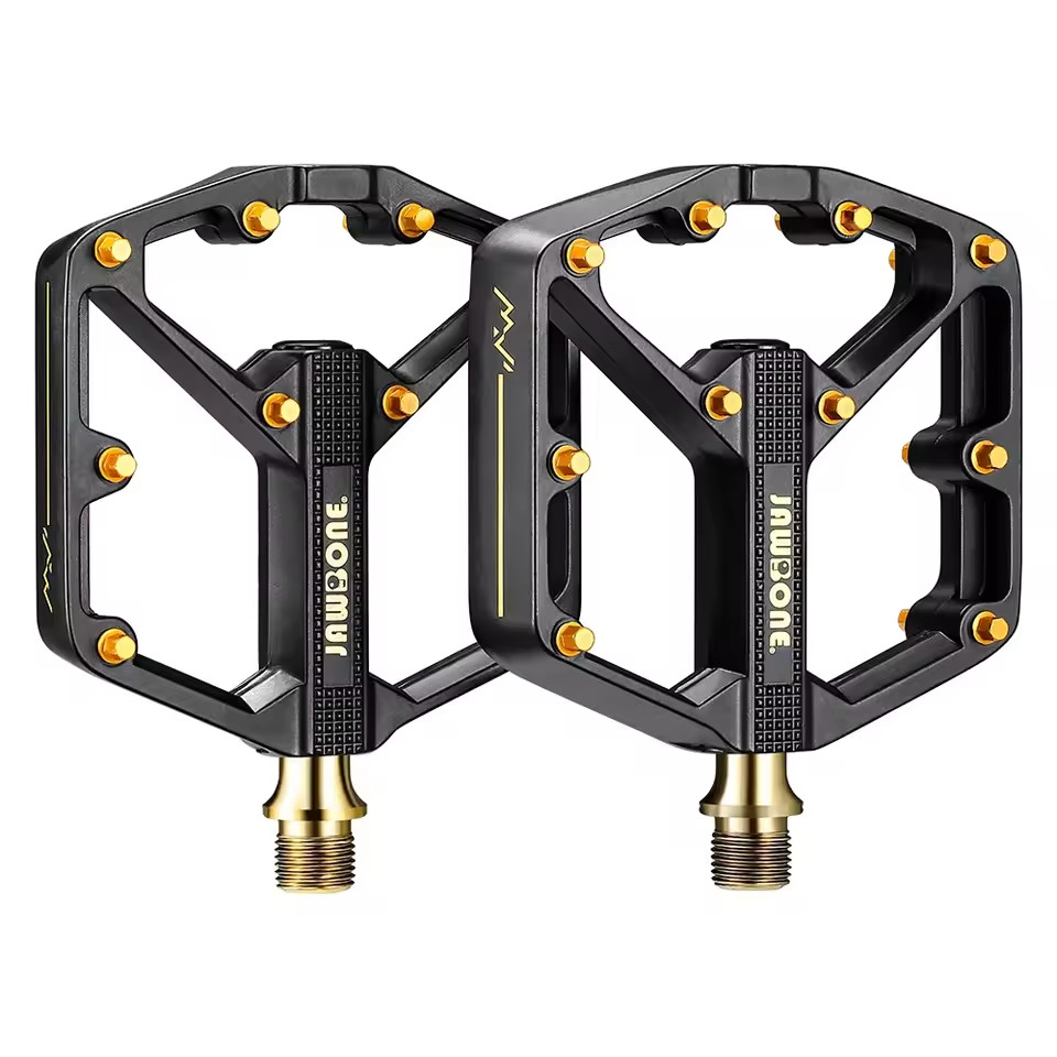 MTB Flat Bike Pedals 9/16″ Aluminum Alloy Sealed Bearing Platform Bicycle Pedals