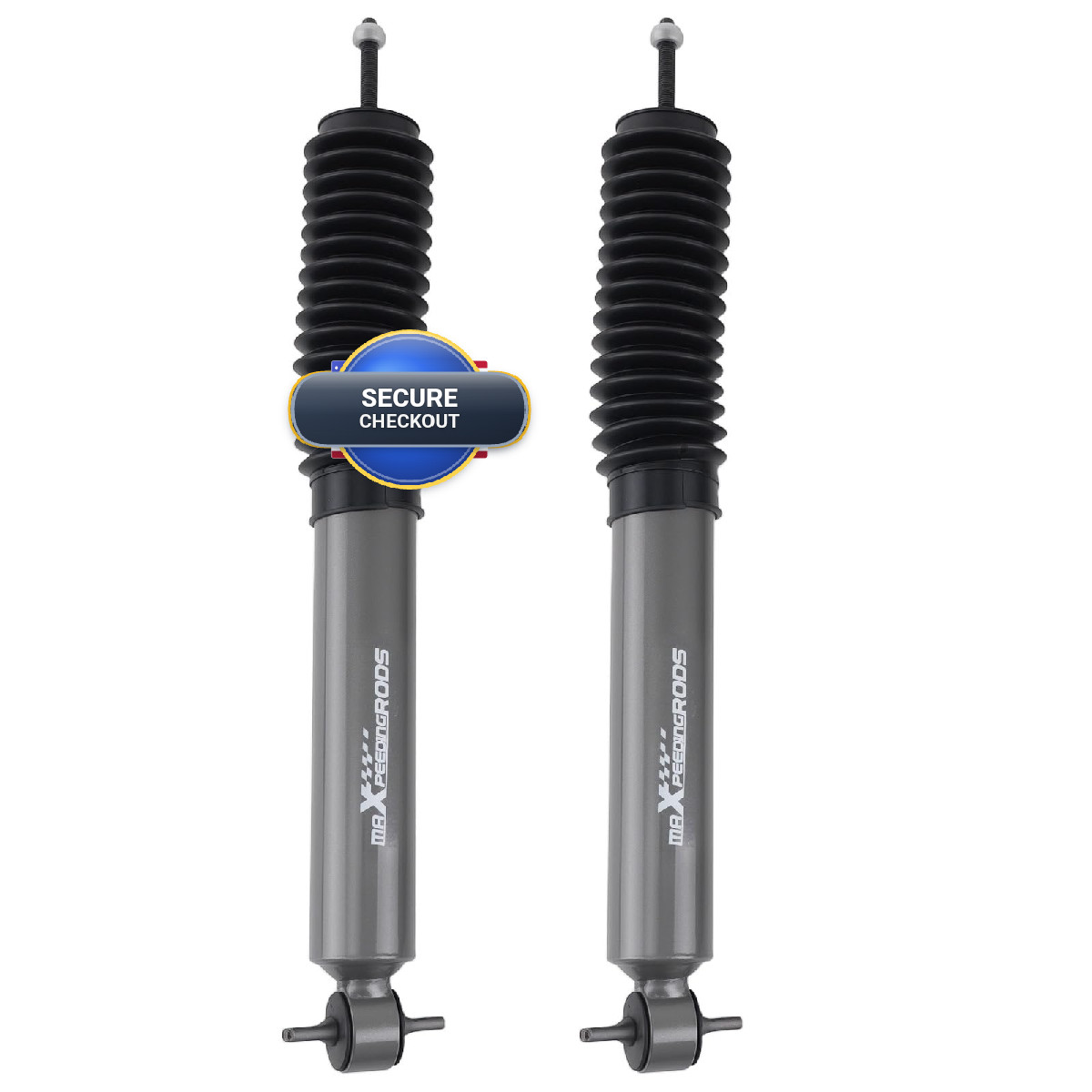 Maxpeedingrods 2.5-4 Front Shocks For 1999-2007 Chevy Silverado/Gmc Sierra 1500