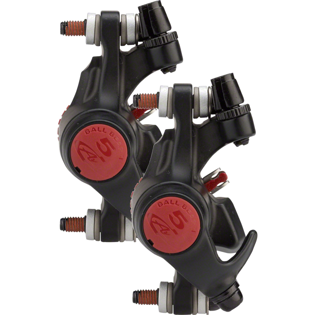 Avid BB5 MTB Cable Disc Brake Set – Black, Post Mount, Long Pull, Includes Pads