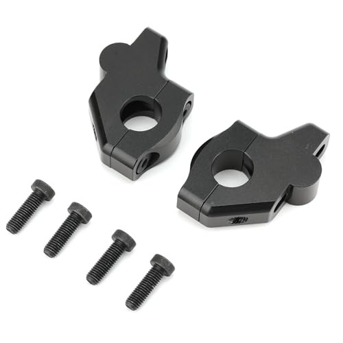 1 1/8″ Handlebar Bar Risers Motorcycle Bar Clamps 28mm Bar for Motorbike Black