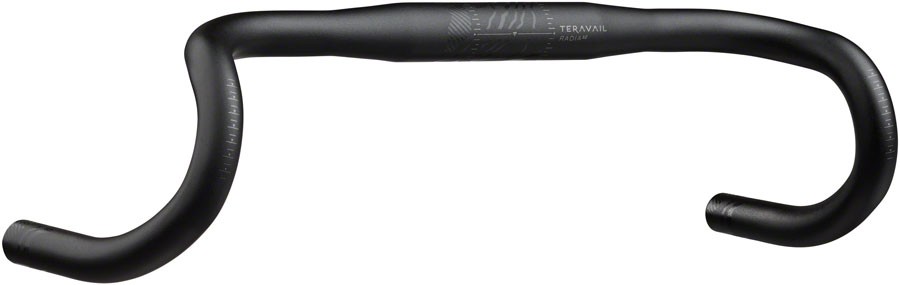 Teravail Radia 12 SE Drop Handlebar – Aluminum, 31.8mm, 42cm, Black
