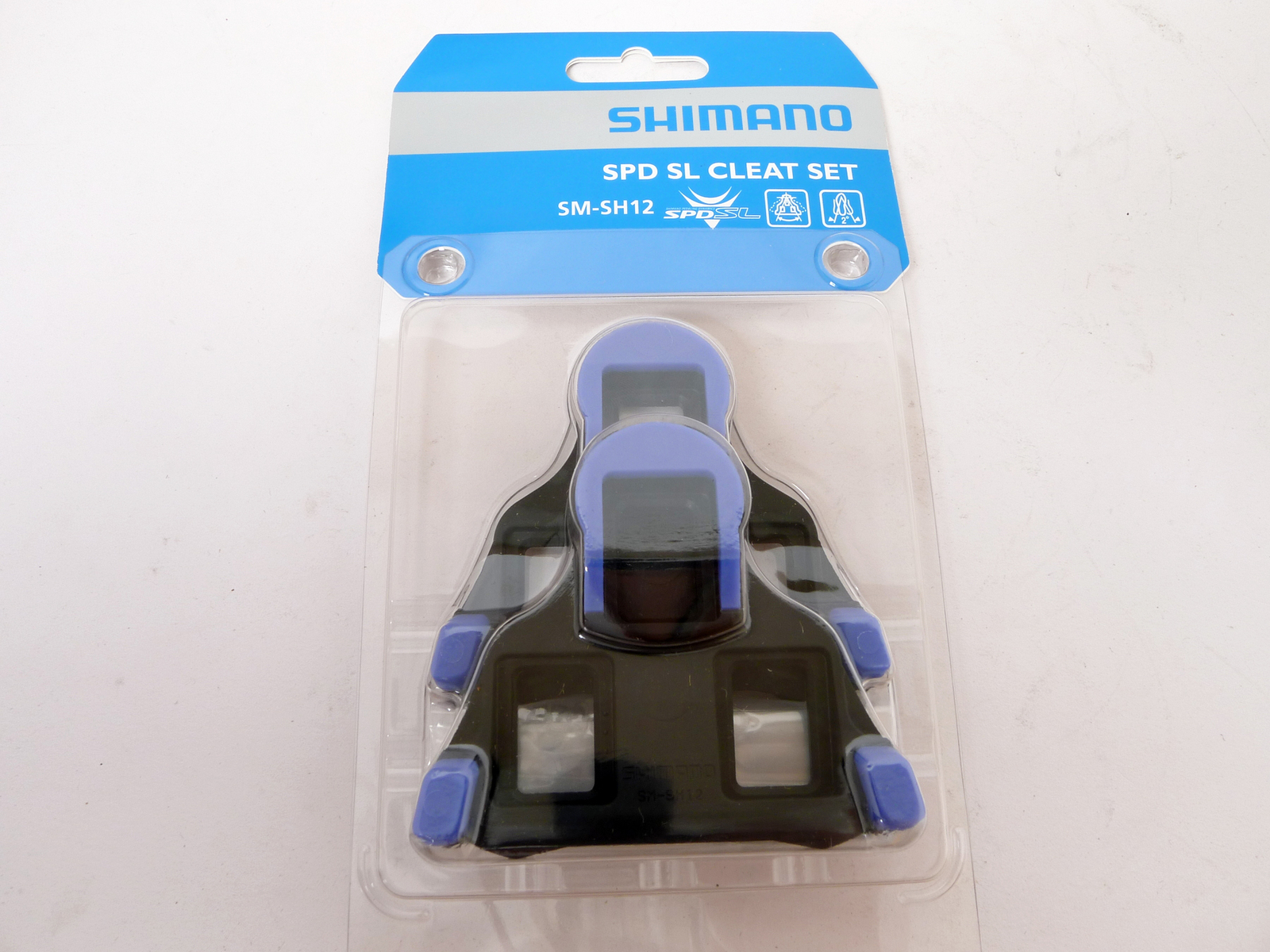 1Pair Shimano SM-SH12 Cleat Set 2 Degrees Float SPD-SL Road Bike Pedal Cleats US