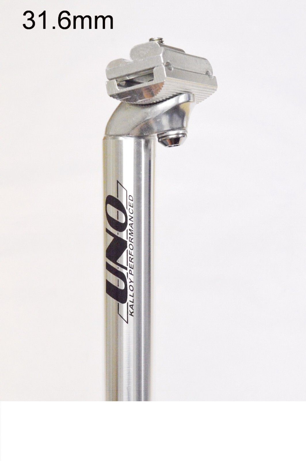 NEW UNO Seat Post 31.6mm x 350mm MTB Trekking Road Bicycle , Silver