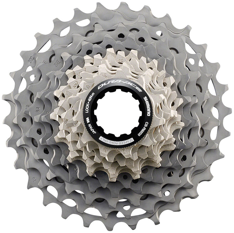Shimano Dura-Ace CS-R9200 Cassette – 12-Speed, 11-34t, Gray