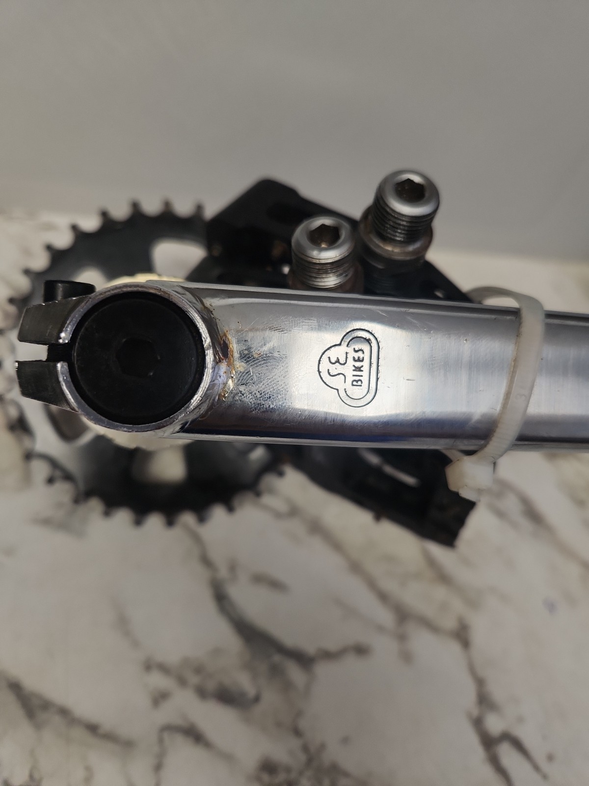 SE BIKES Crank Set BMX V-Ridge 175 Cp W/Bb Axle And Pedals