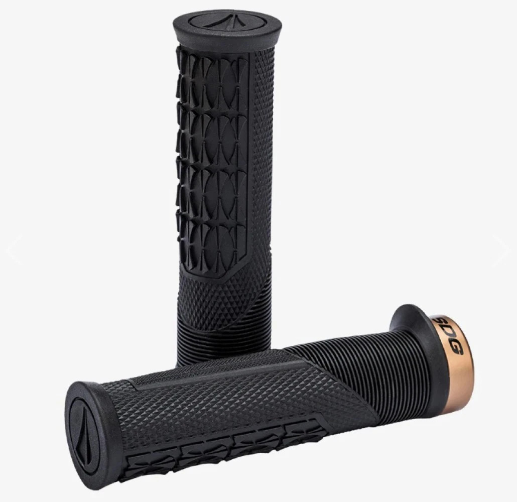 SDG Locked On Comfort Open Core Thrice Grips – MTB Lock-on Grip Multiple colors