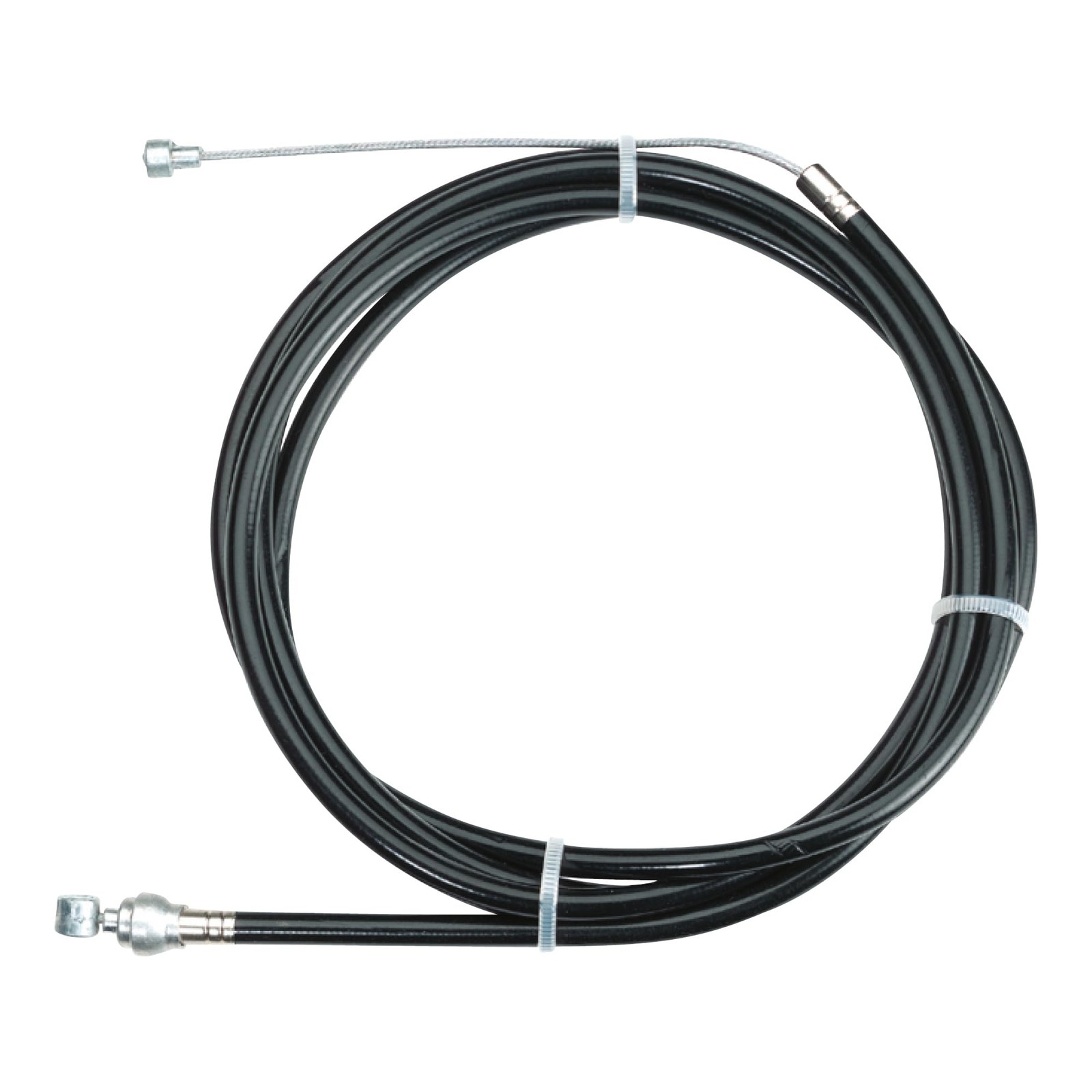Universal brake cable for rear wheel, brake part, length 160 cm, color black