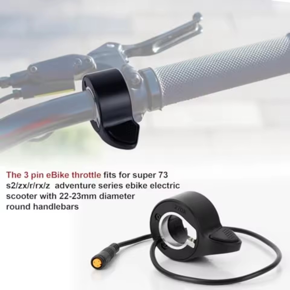 3pin 24V/36V/48V/60V/72V Thumb Throttle BBS0102 BBSH Mid Drive Motor Kit BAFANG