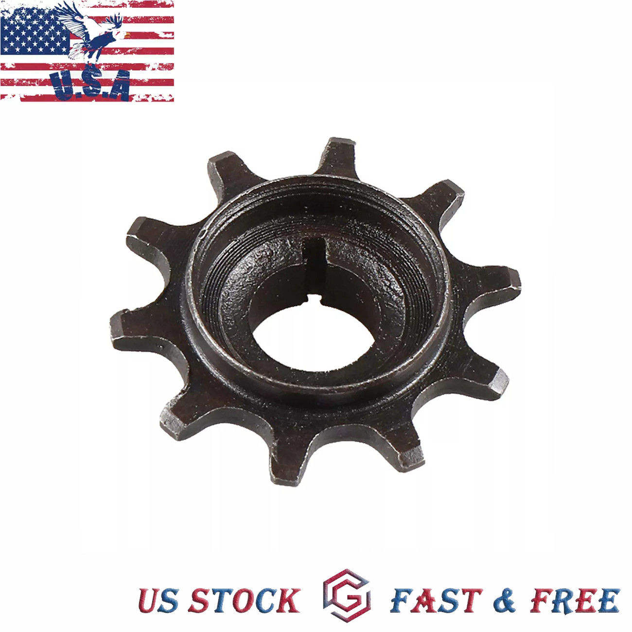 10T Clutch Gear Drive Sprocket For 49cc 66cc 80cc Motorized Bicycle Engine Parts