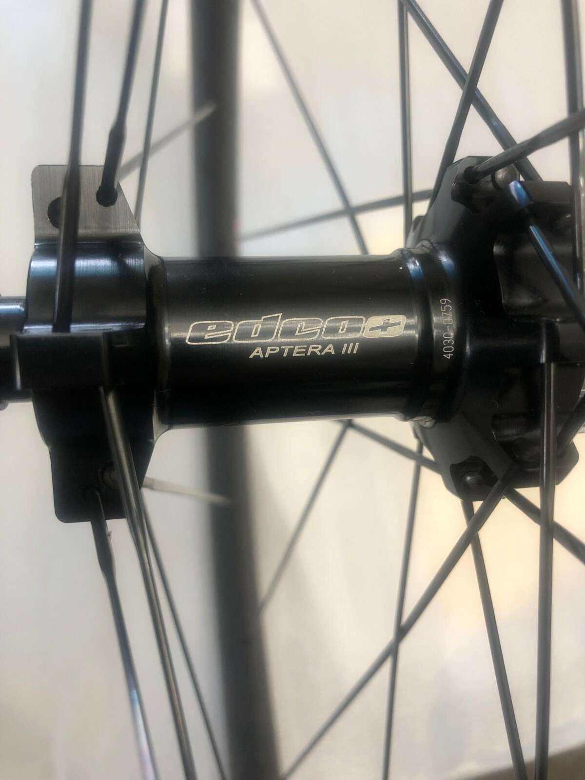 BRAND NEW Edco Carbon Fiber 45mm Tubular Umbrial REAR Wheel ONLY in Black!