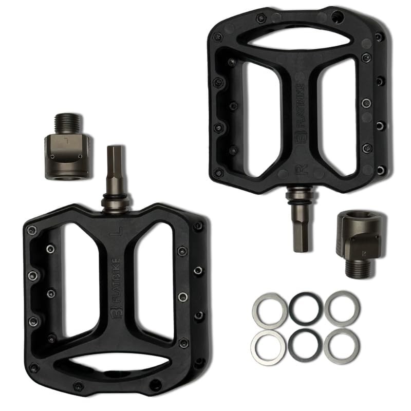 Quick-Release Bike Pedals for Mountain & E-Bikes | Removable, Space-Saving, Dura