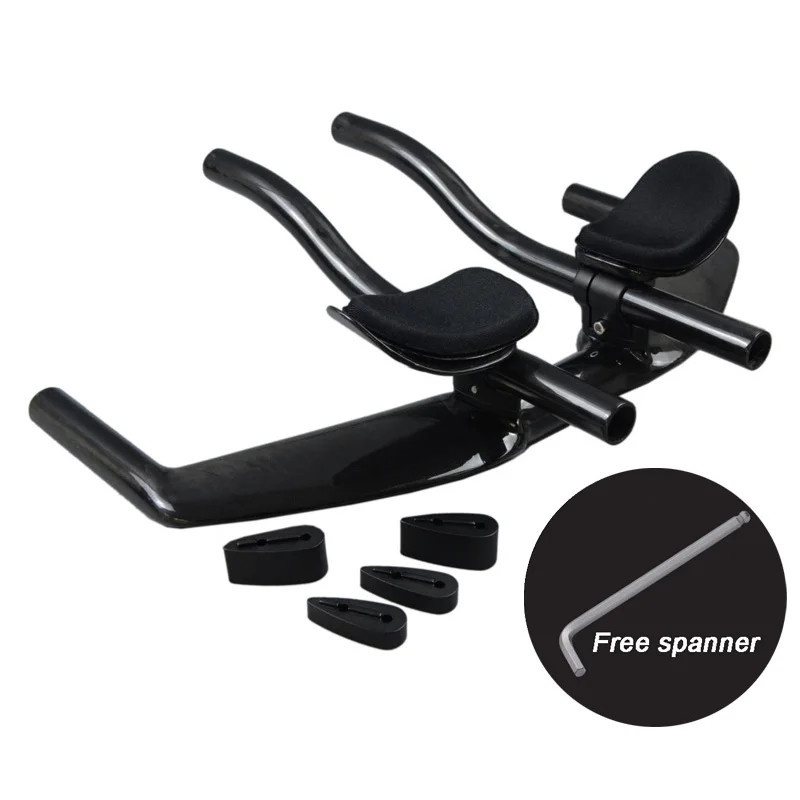 Cycling Bicycle Rest Bar Carbon Road Bike Handlebar Ends 31.8mm Weight 638g