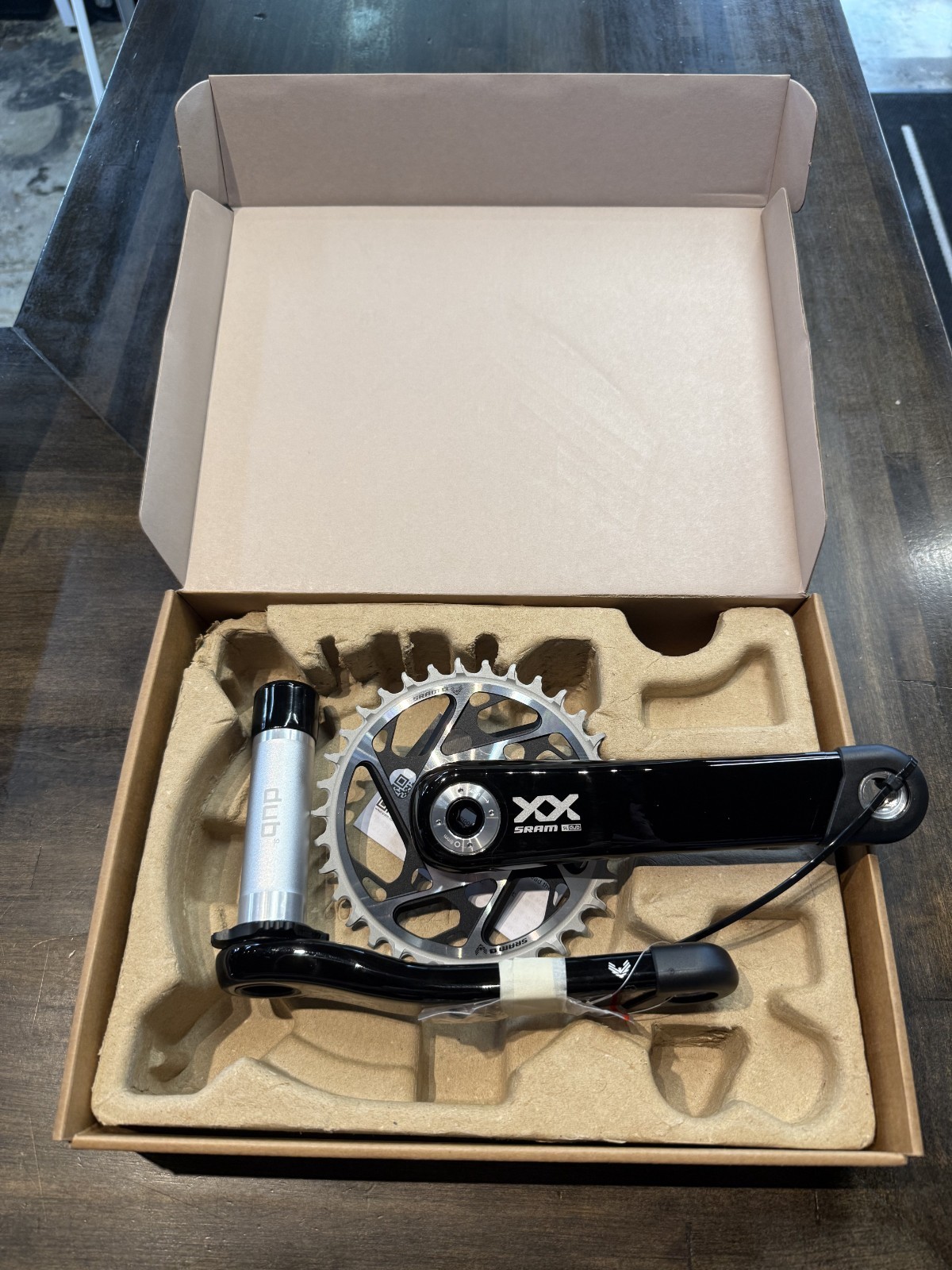 SRAM Crankset XXSL Eagle Q174 CL55 DUB MTB Wide 170mm Black 34t T-Type
