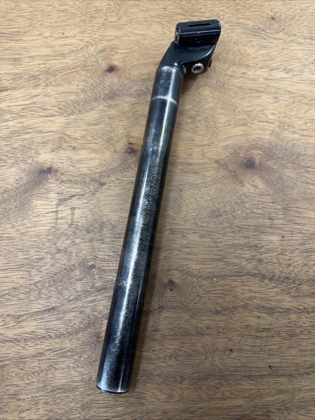 Kalloy Mountain Bike Seatpost 26.6mm x 300mm 4130 Chromoly Steel Black