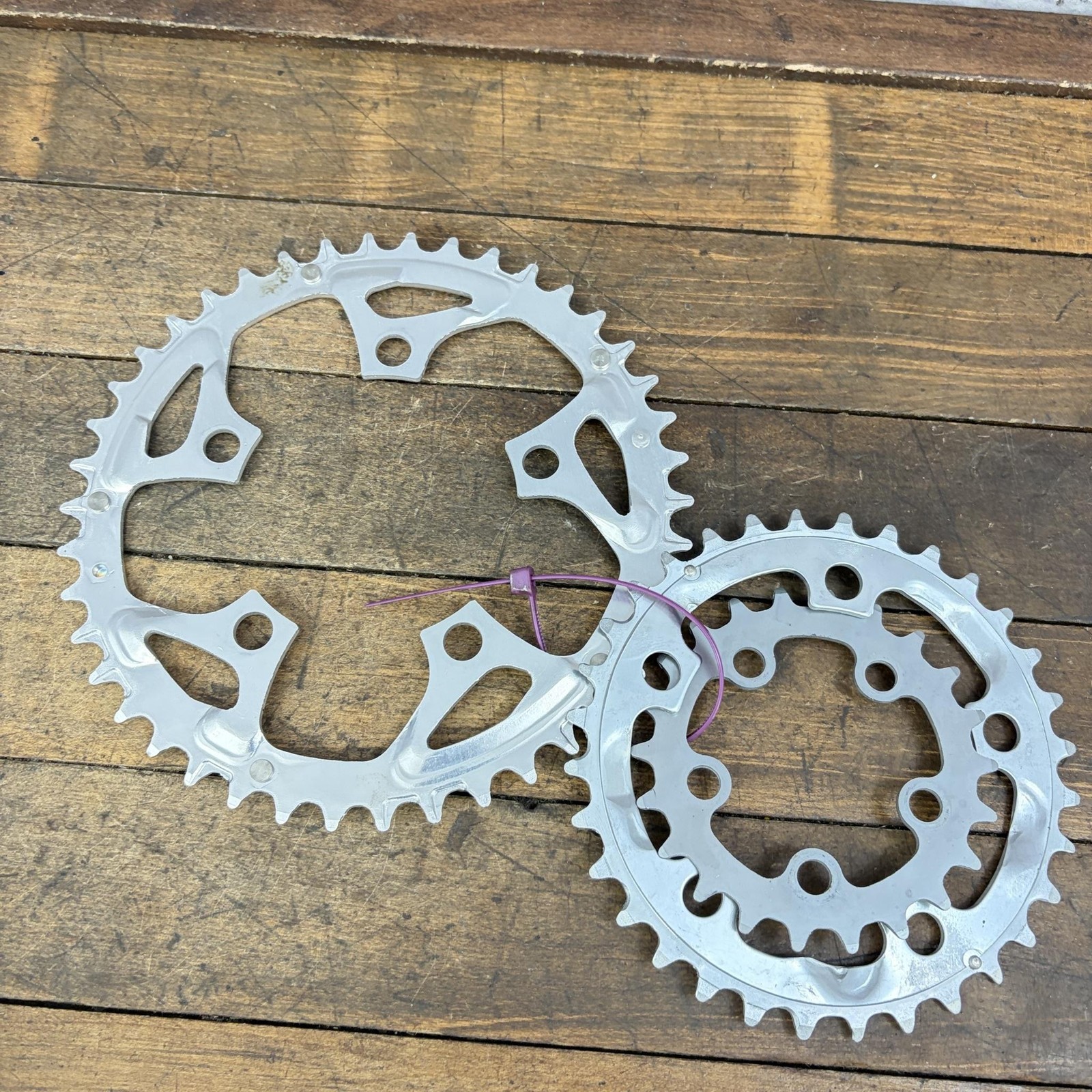 Vintage Sugino CSP3 CSS III Chainring Set NOS 42/32/22T 94 BCD 5-Arm 90s MTB