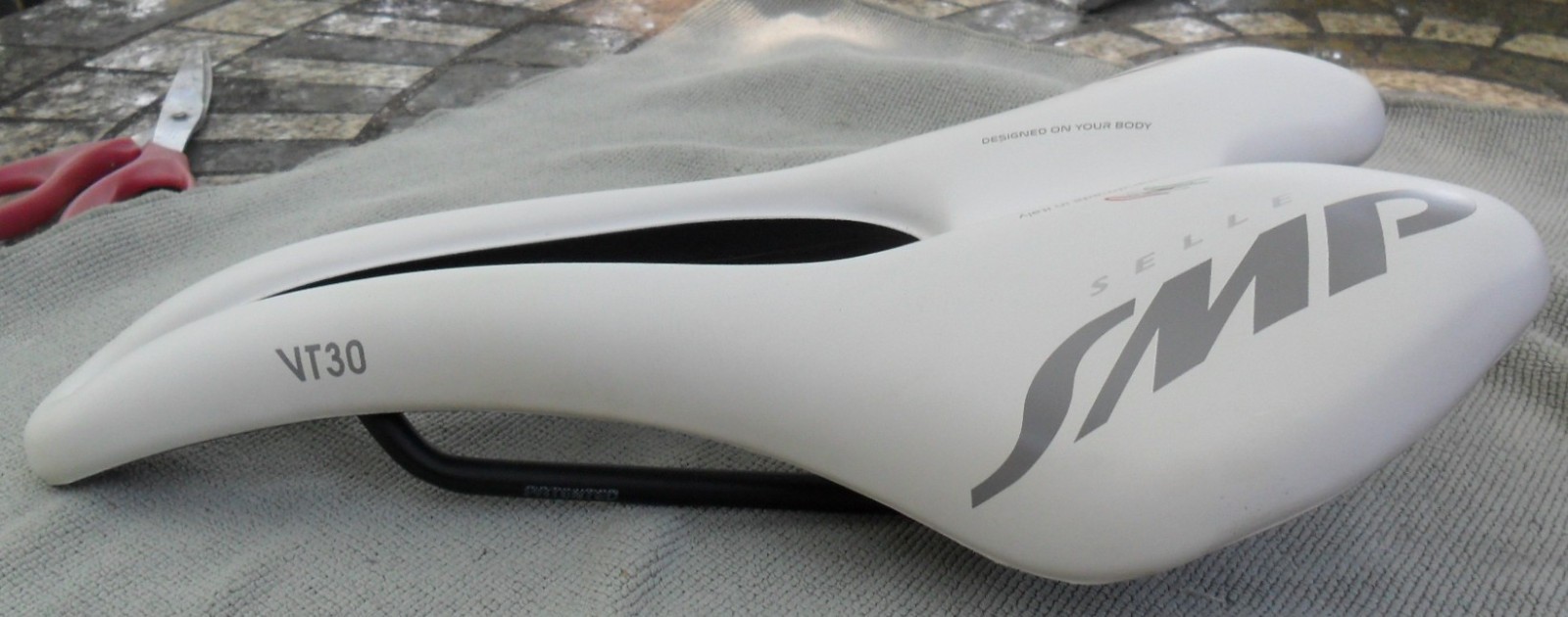 Selle SMP VT30 White Saddle FEC Alloy Rail