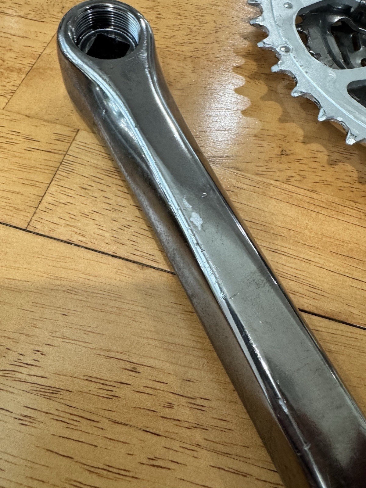 Vintage Shimano STX RC FC-MC33 Crankset 175mm 3x Triple Square Taper MTB