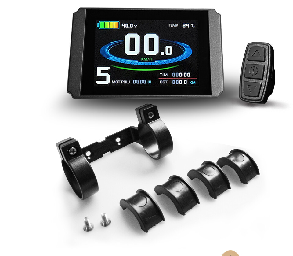 E-bike LCD8H LCD8HU Display with USB 24V/36V/48V/52V/60V72V E-bike Display