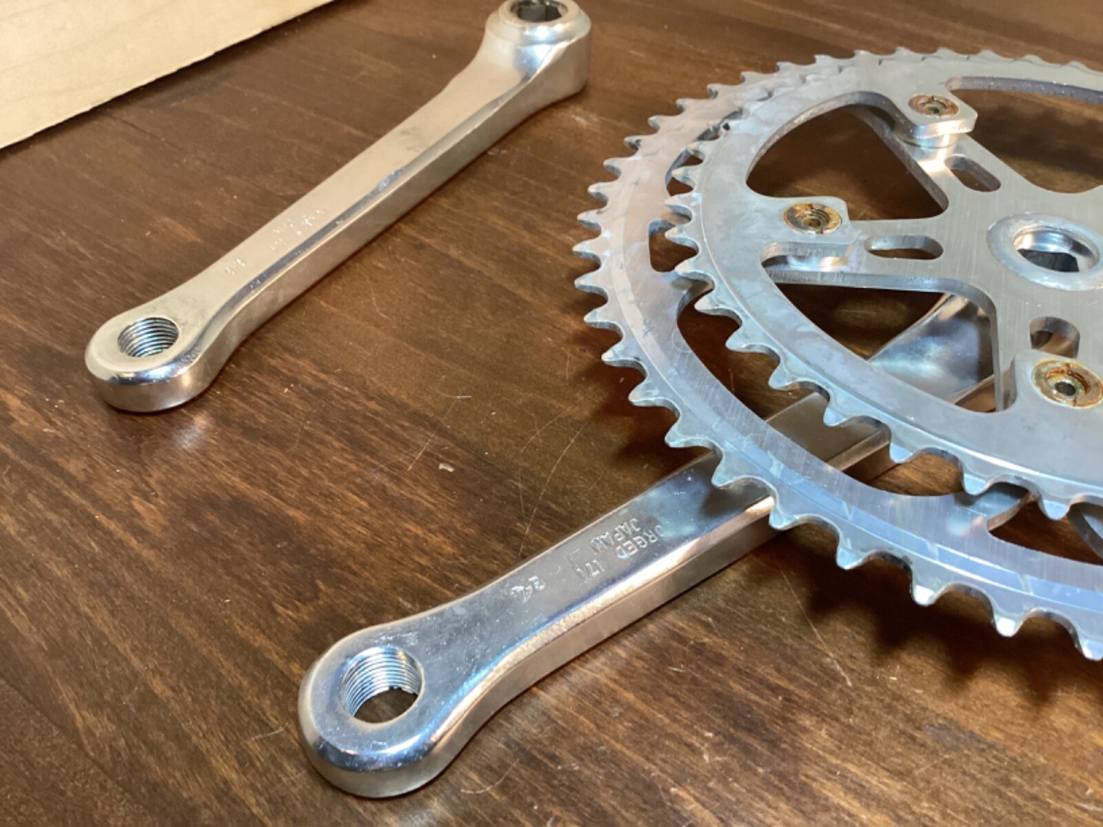 Sugino Fuji Crankset 52 42 Double 171Mm Square Japan Road Royale Sport Nishiki