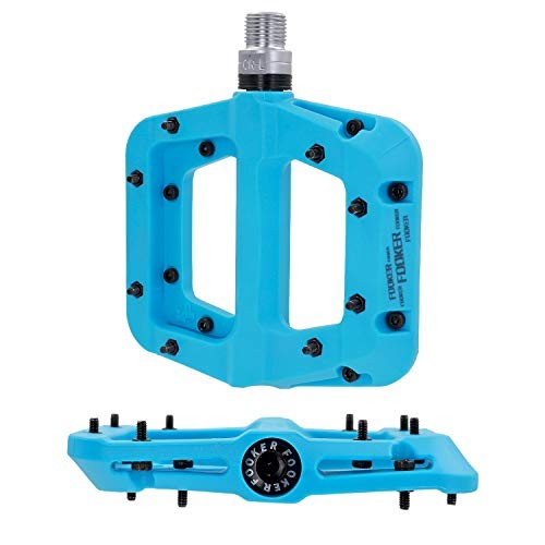 MTB Pedals Mountain Bike Pedals 3 Bearing Non-Slip Lightweight Blue 3 bearing