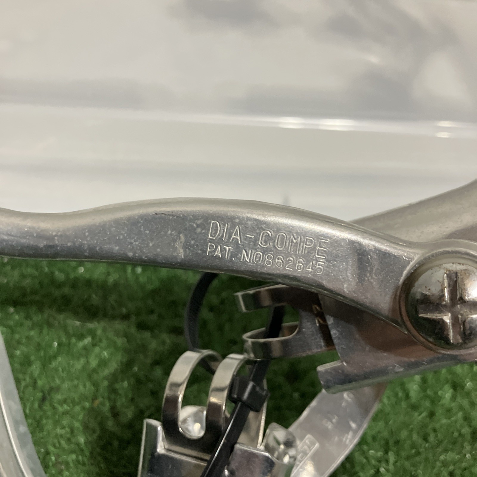 Vintage Dia-Compe Center Pull Brake Calipers Pair Front Rear Japan Levers Road