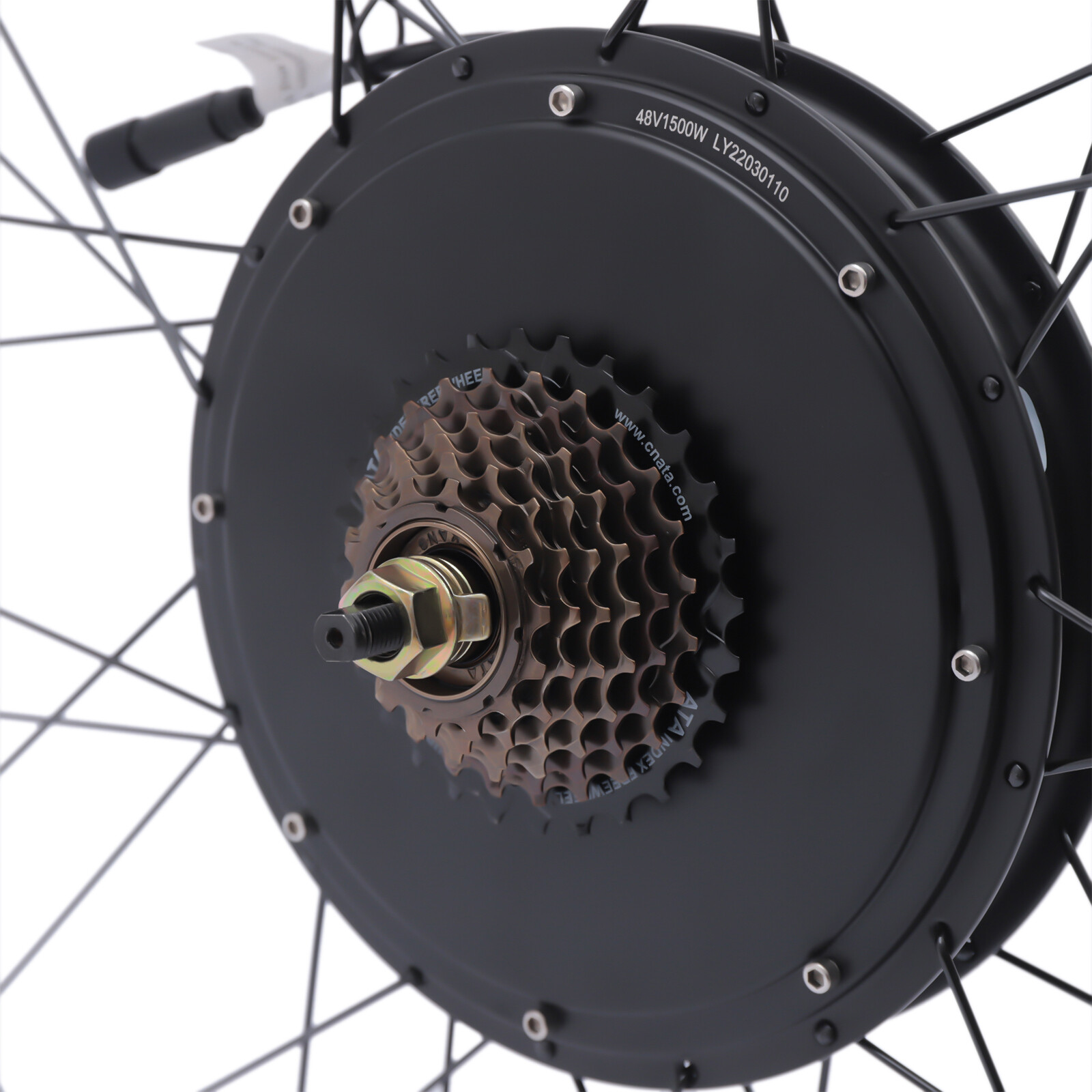 For Electric Bike LCD Display 700C Rear Wheel Hub Motor Conversion Kit 48V 1500W
