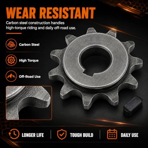 11T Front Motor Sprocket for Tuttio Soleil01 Electric Dirt Bike, Chain Engine