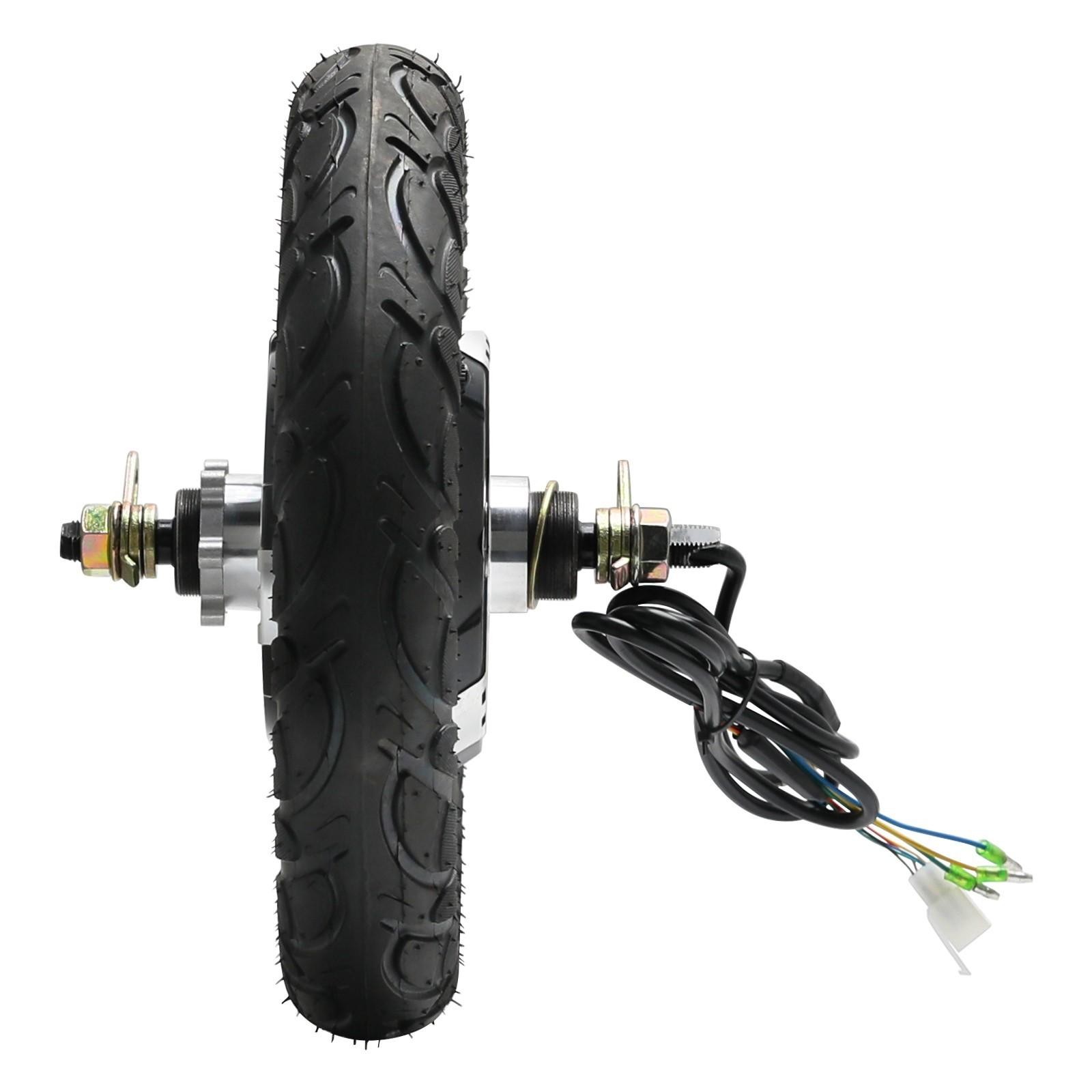12 inch Hub Motor Kit ebike Scooter 36V 500W Brushless Gearless Motor Tricycle