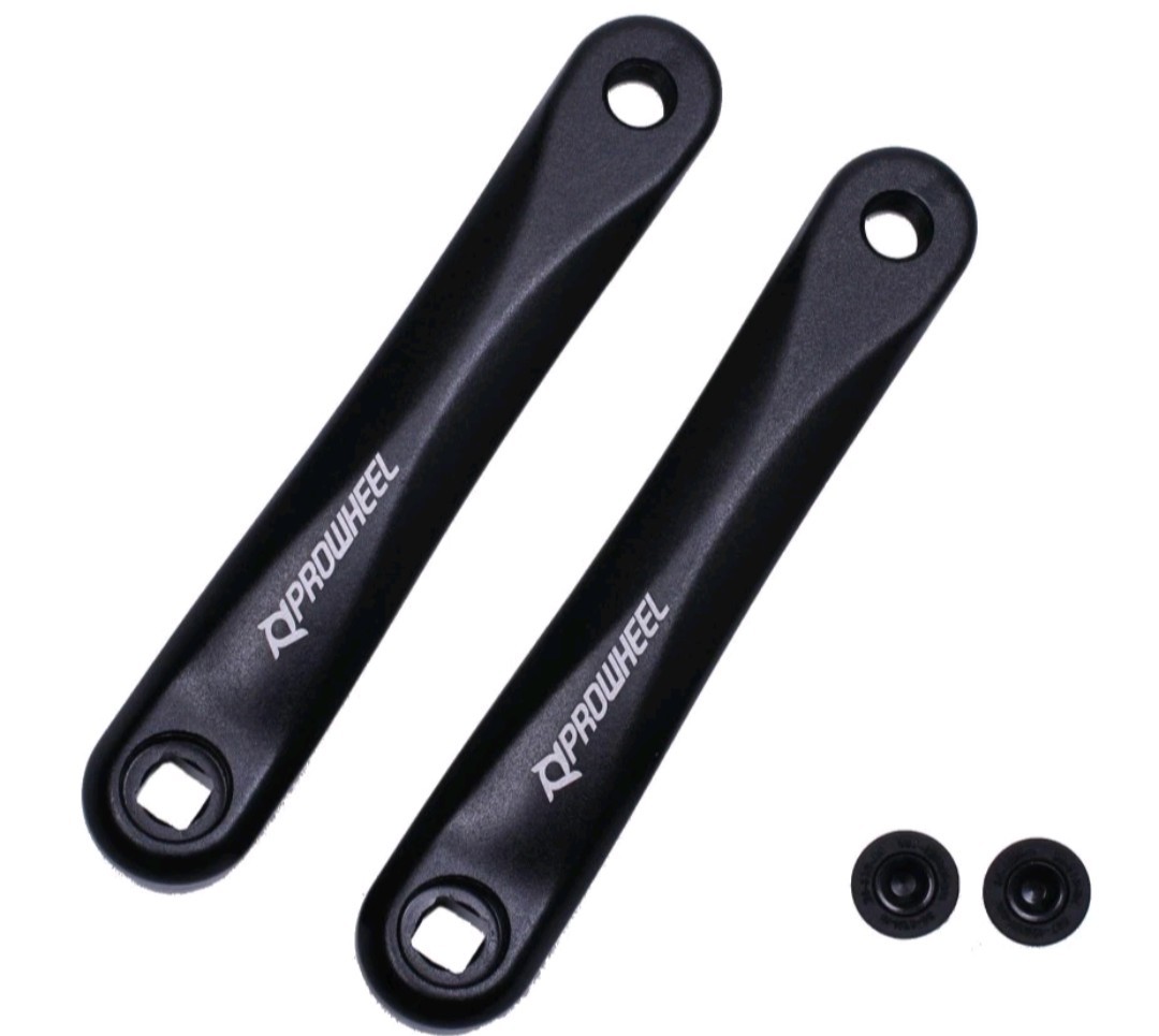 Prowheel One Pair Bike Crank Arm Available in Square Hole, 152mm