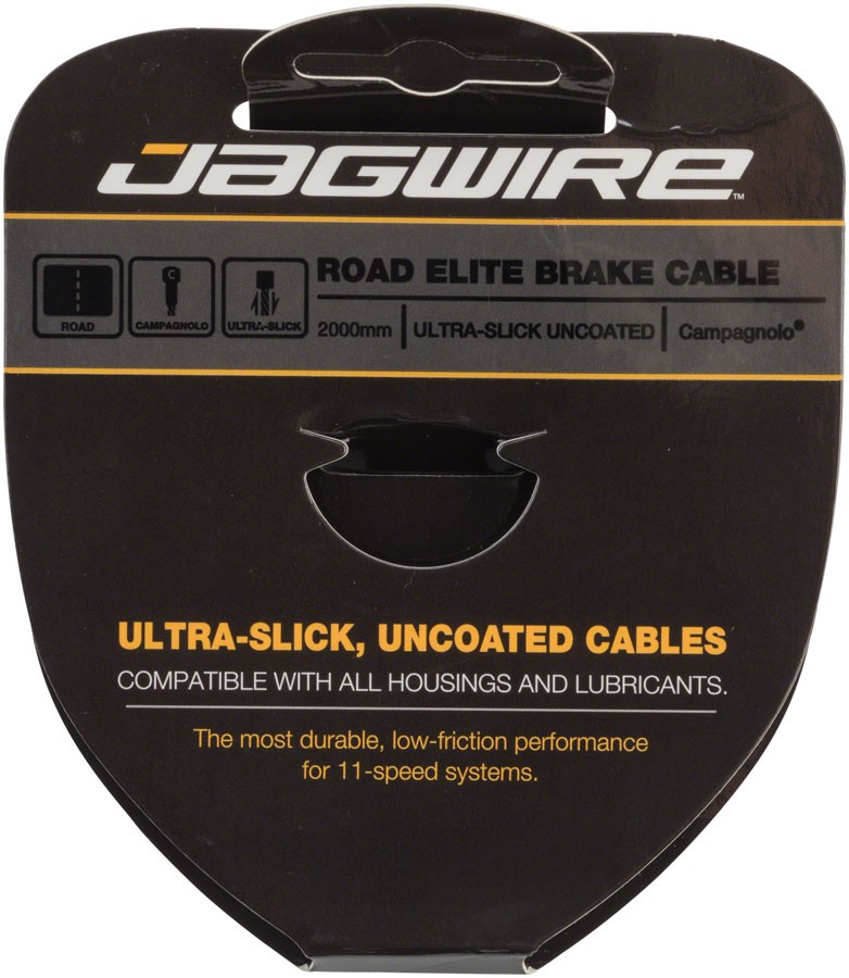 Jagwire Elite Ultra-Slick Brake Cable Polished Slick Stainless Campagnolo