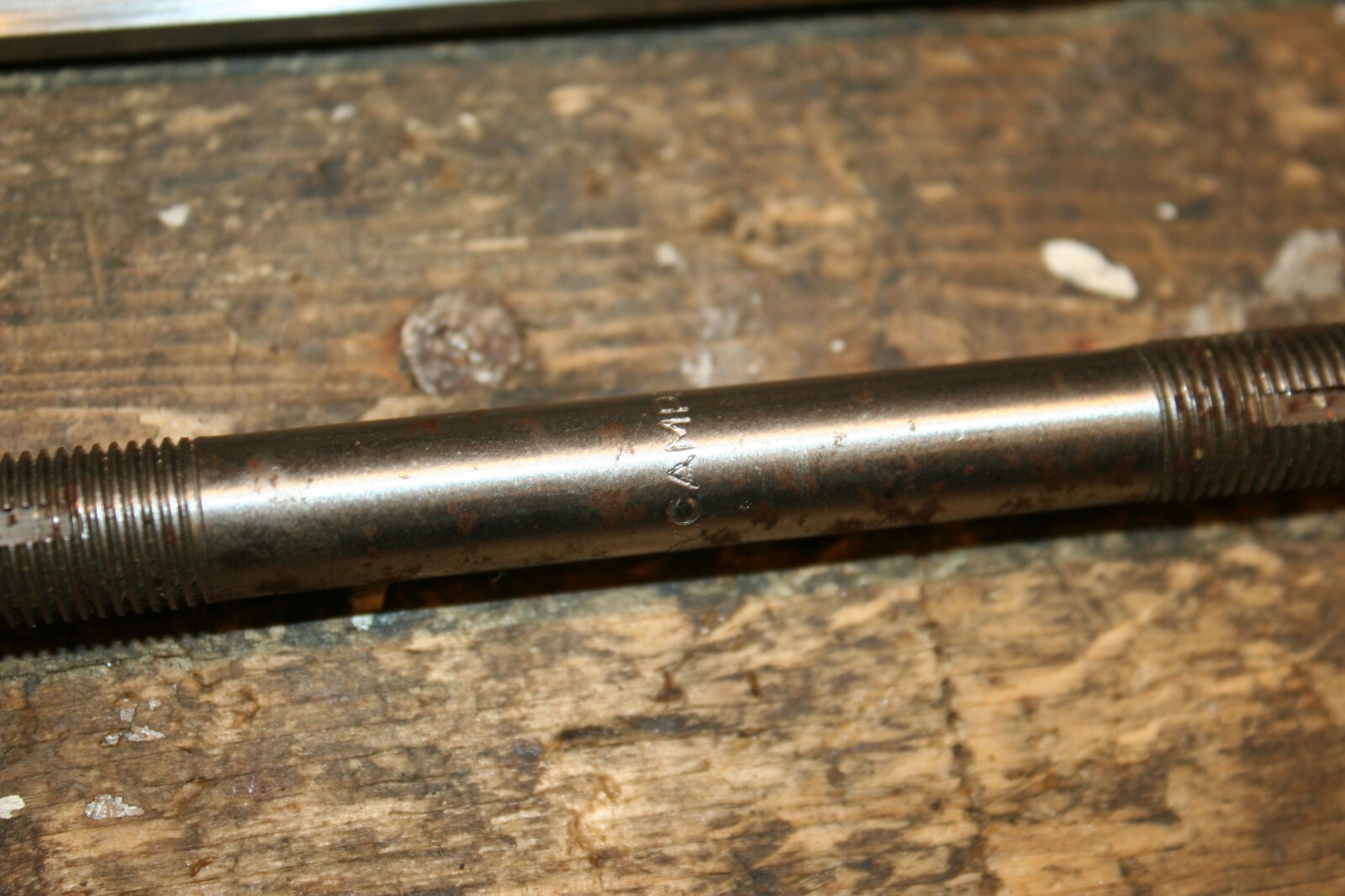 NOS Campagnolo Campy Front Axle 9.5 x 26 109 mm bicycle bike part hub parts