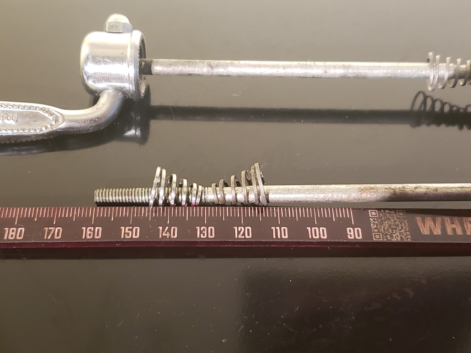 Maillard Steel Silver Internal Cam Quick Release QR Skewer Set 100/130mm