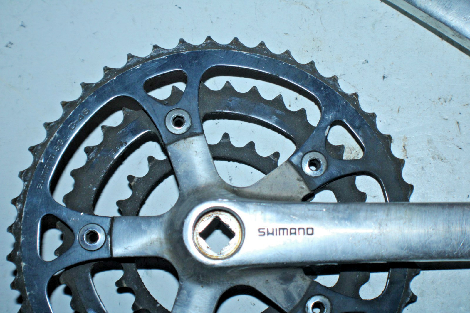 Shimano Triple Crankset Silver/Black FC-M730 175mm 46/36/24T BCD104/74 Ships USA