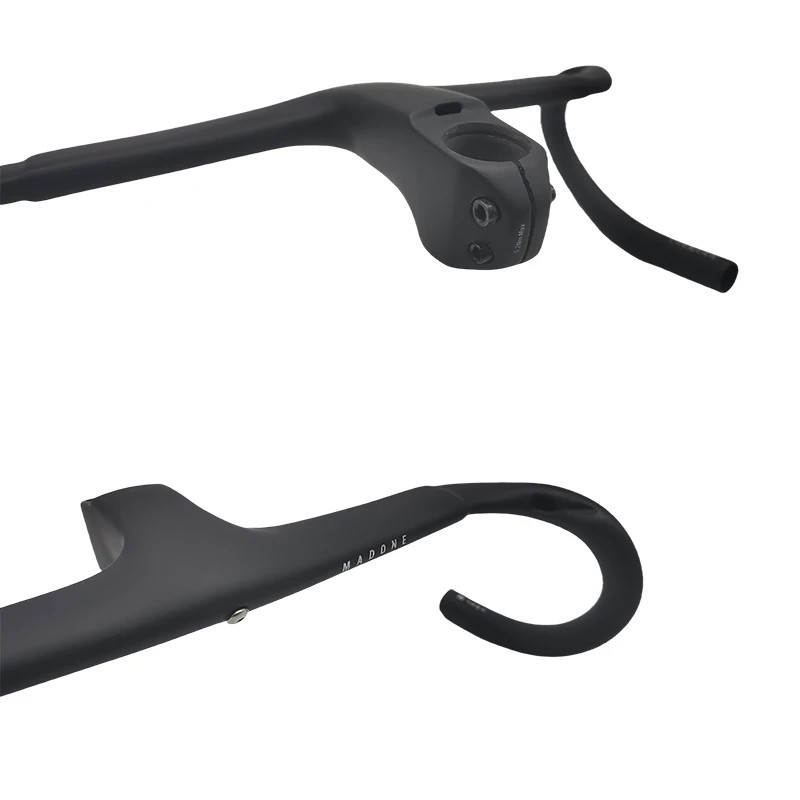 Carbon 380-440mm Internal Wiring Integrated Drop Bar 28.6mm with Bike spacer
