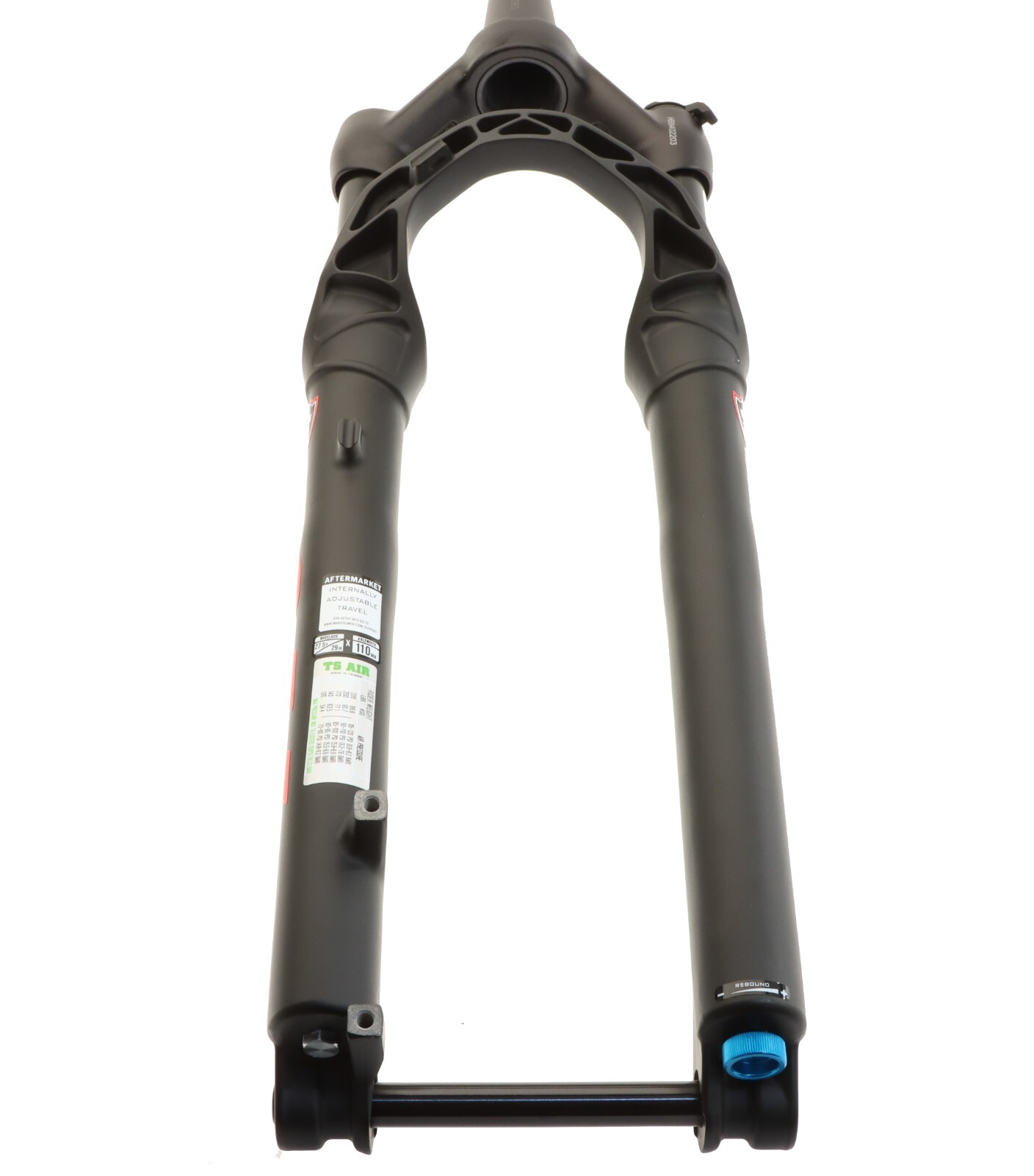 Manitou Markhor Air Fork 29″ 100mm Black 48mm Offset Tapered 15x110mm NEW